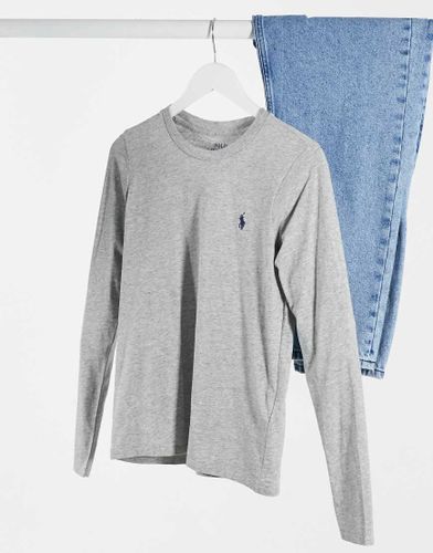 Maglia classica a maniche lunghe grigia-Bianco - Polo Ralph Lauren - Modalova