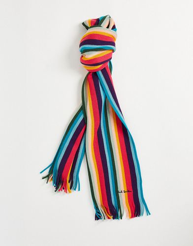 Sciarpa multicolore a righe artistiche - Paul Smith - Modalova