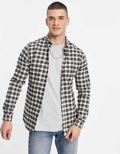 Camicia a quadri écru-Neutro - River Island - Modalova