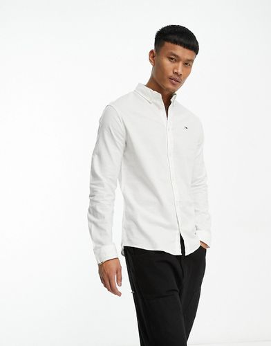 Camicia Oxford slim bianca-Bianco - Tommy Jeans - Modalova
