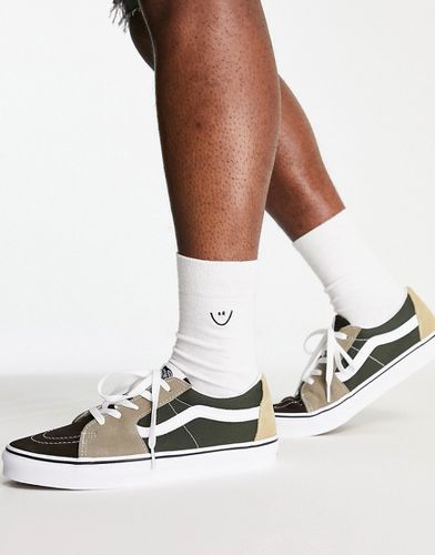 Sk8-Low - Sneakers colour block beige e grigie-Neutro - Vans - Modalova