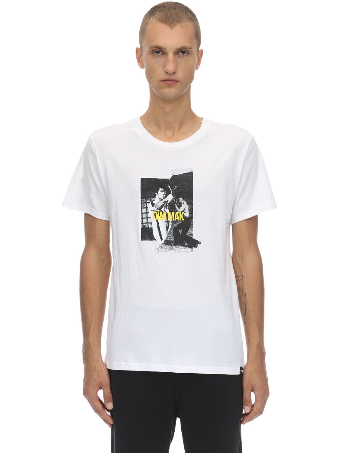 T-shirt "bruce Lee Teaser" In Jersey Di Cotone - DIM MAK COLLECTION - Modalova