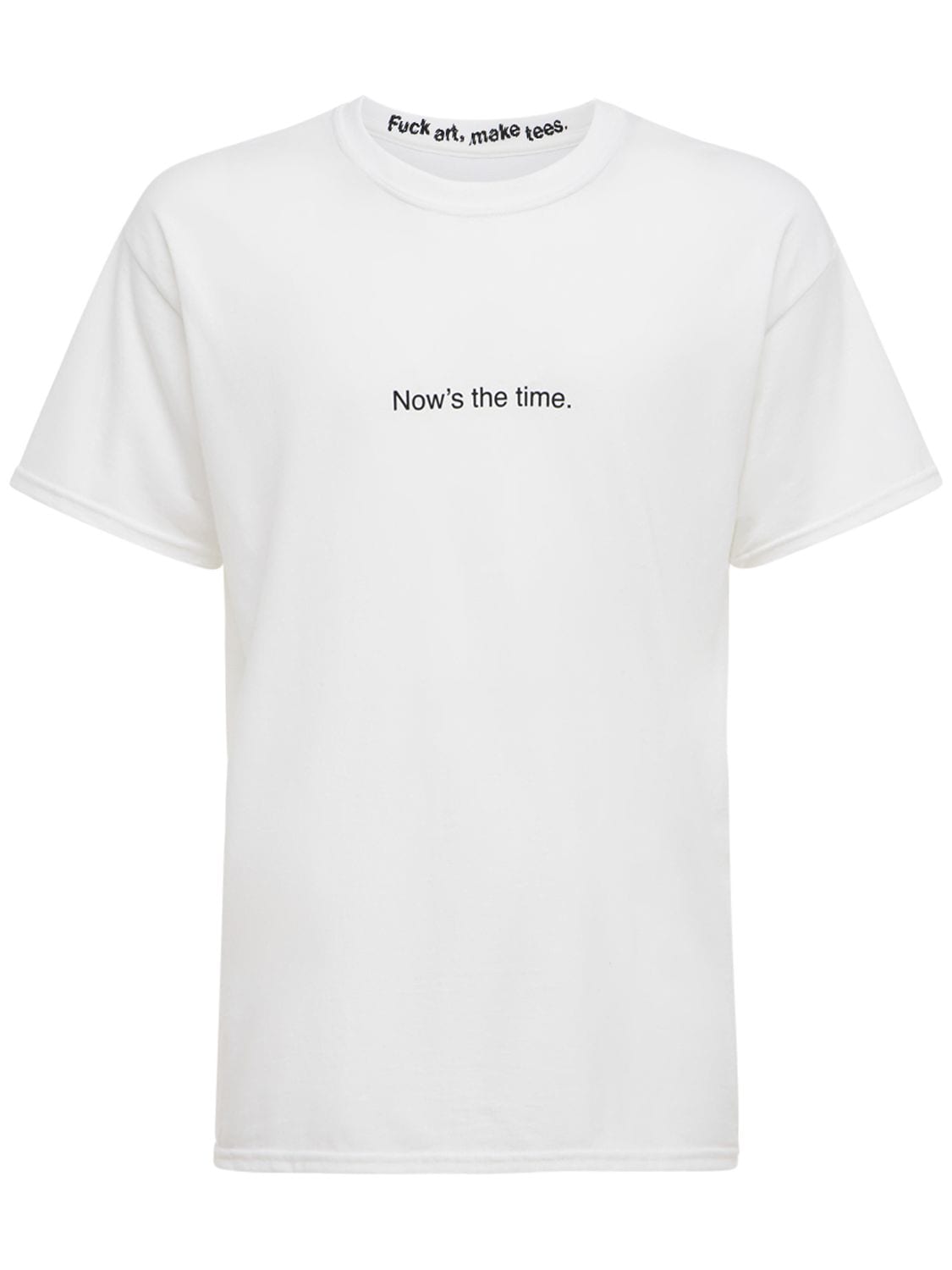 T-shirt “now's The Time” In Cotone - FAMT - FUCK ART MAKE TEES - Modalova