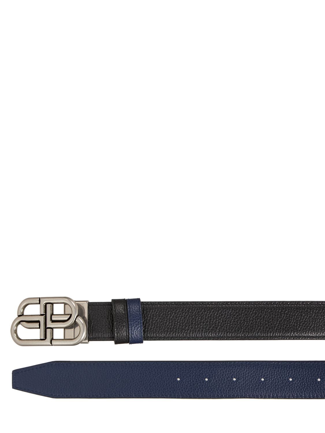 Cintura Reversibile In Pelle Con Fibbia Bb 3.5cm - BALENCIAGA - Modalova