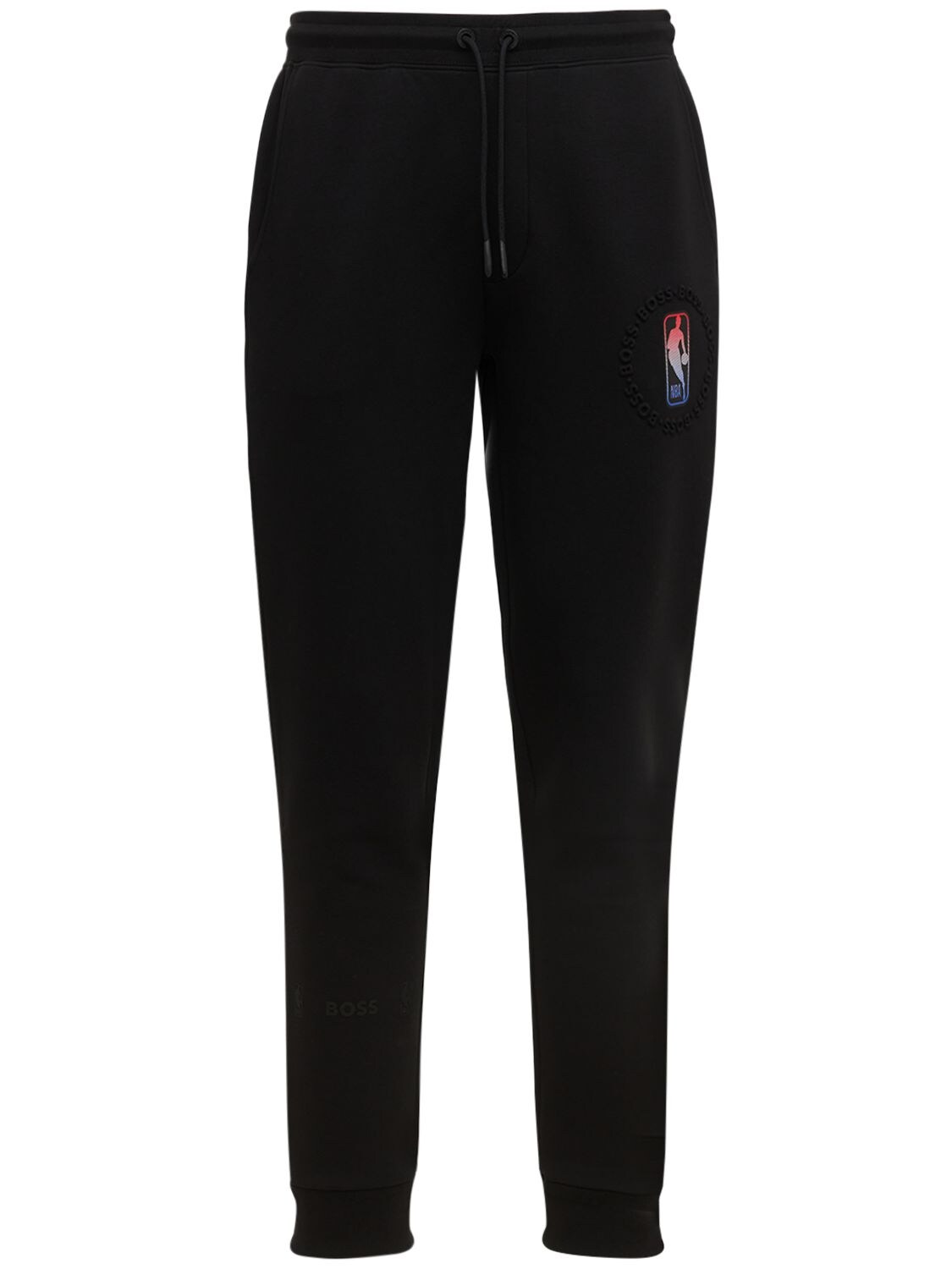 Pantaloni Nba In Misto Cotone Con Logo - BOSS X NBA - Modalova