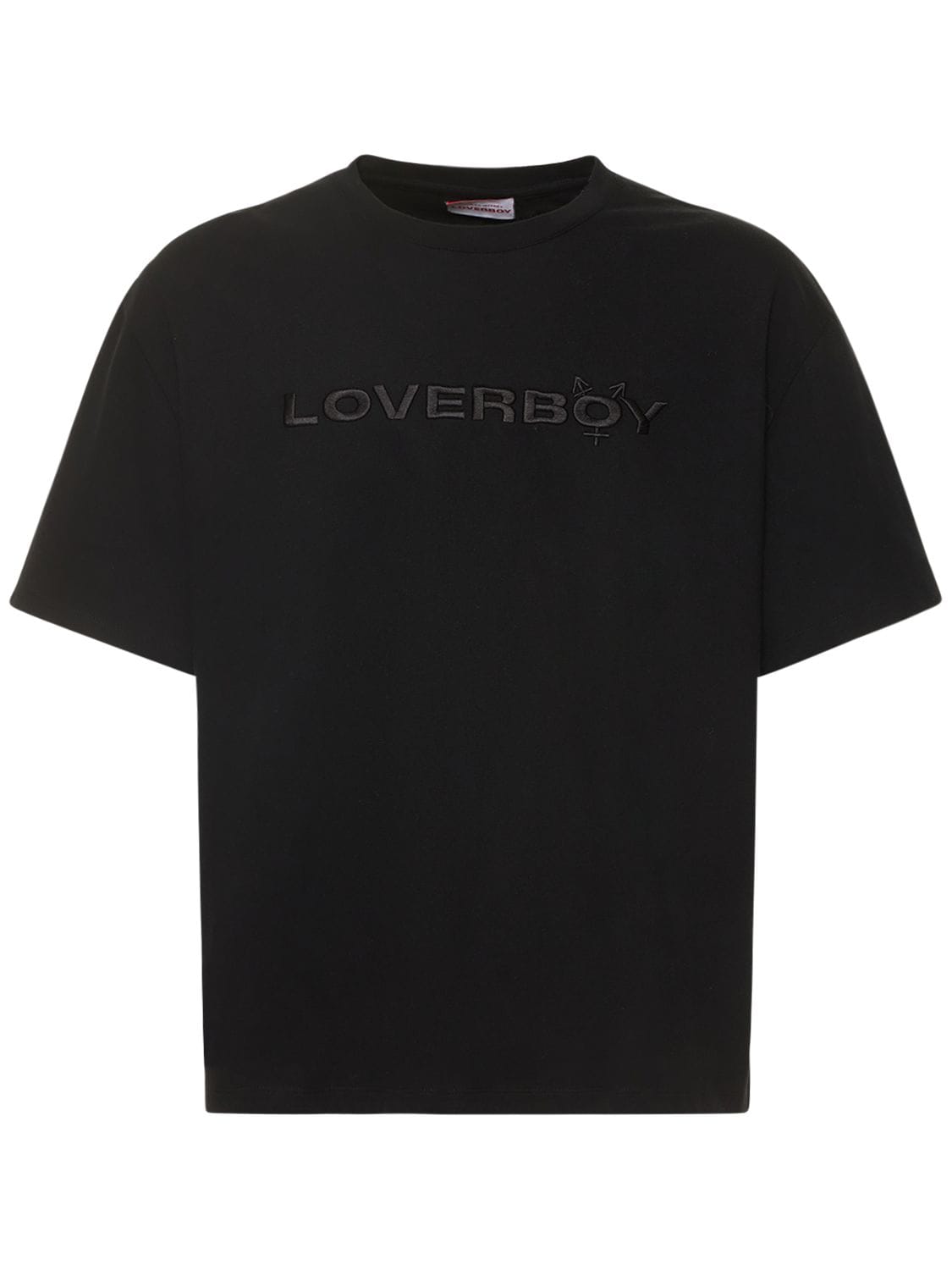 T-shirt In Cotone Con Ricamo Logo - CHARLES JEFFREY LOVERBOY - Modalova