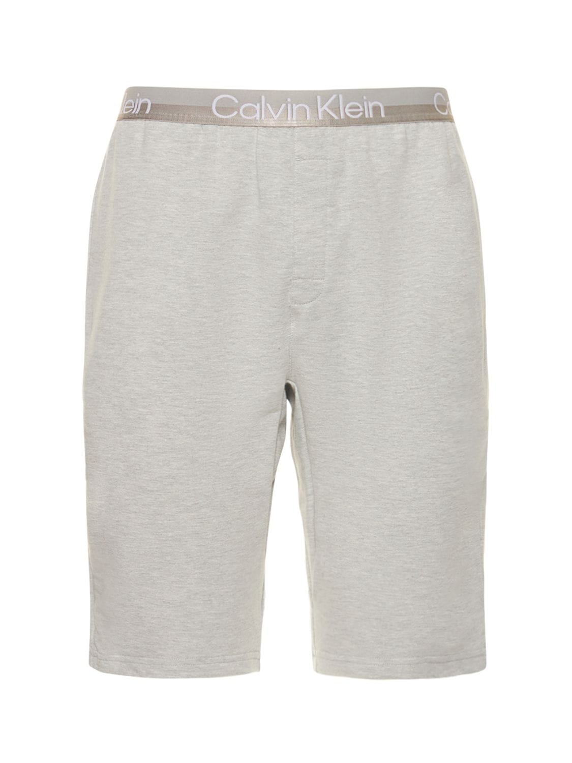Shorts In Misto Cotone Con Logo - CALVIN KLEIN UNDERWEAR - Modalova