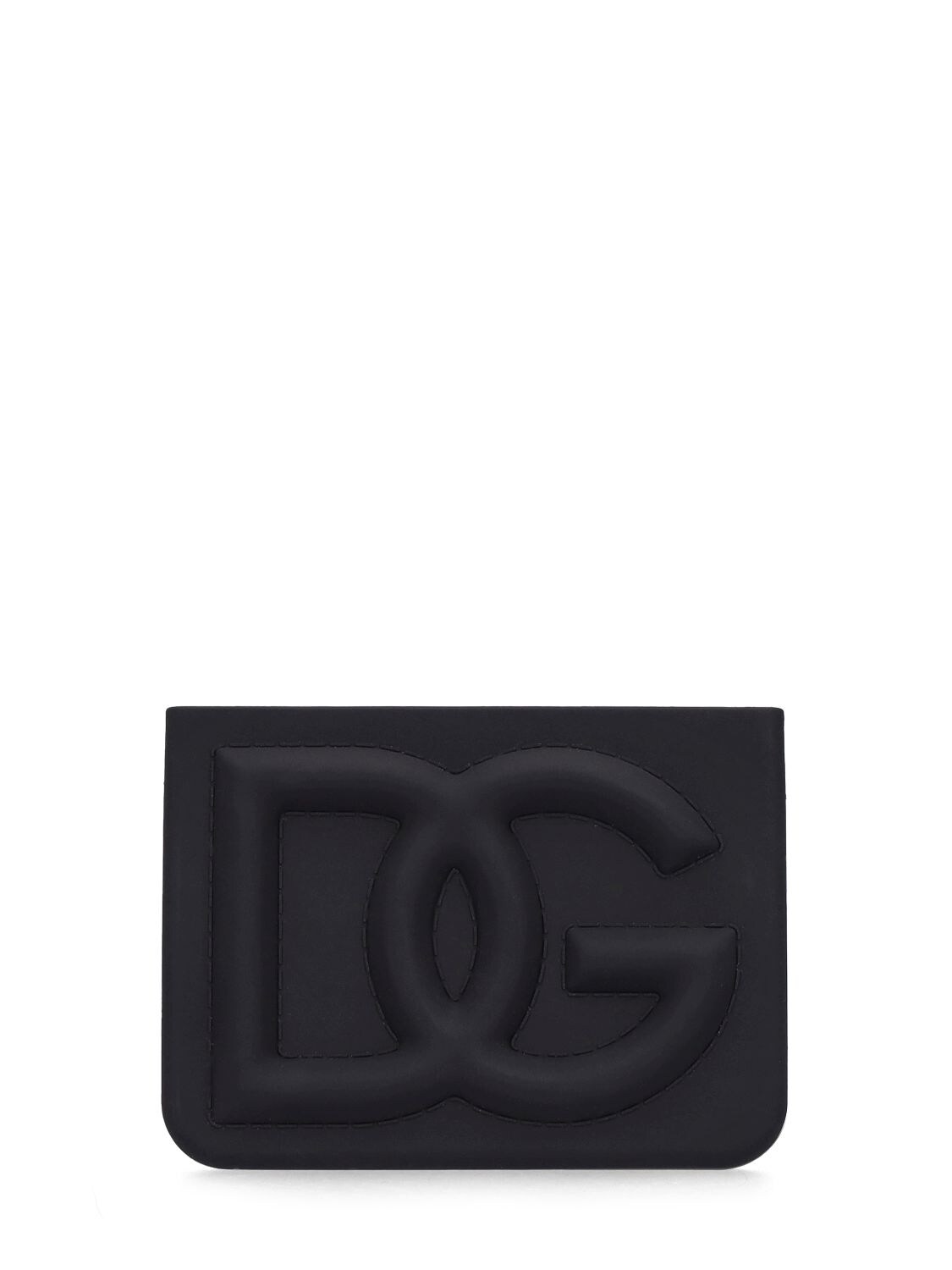 Porta Carte Di Credito In Gomma Con Logo - DOLCE & GABBANA - Modalova