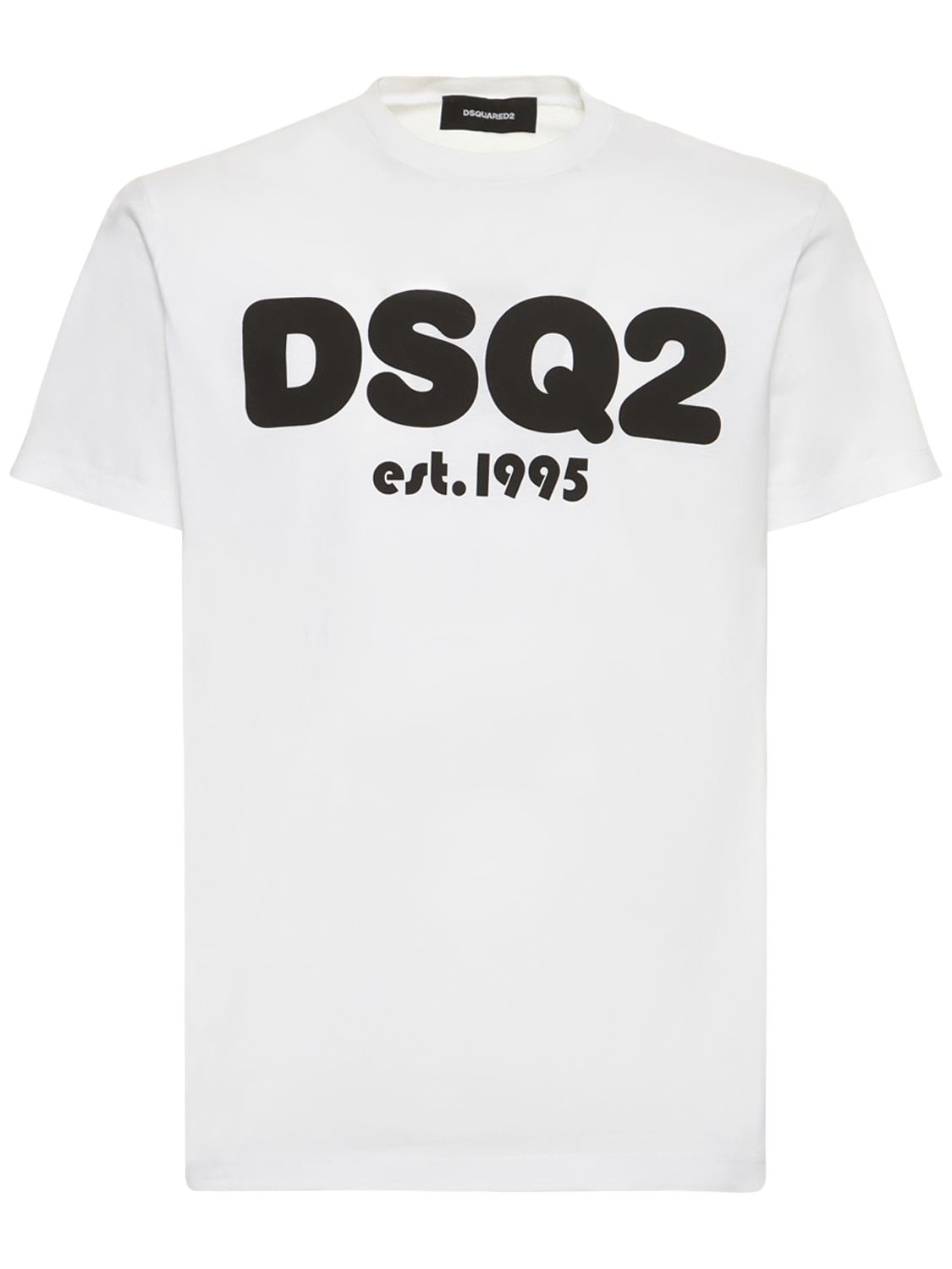 T-shirt In Cotone Con Logo - DSQUARED2 - Modalova