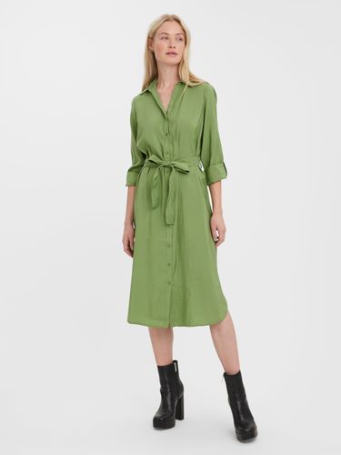 Vestito Corto Regular Fit Collo Camicia - Vero Moda - Modalova