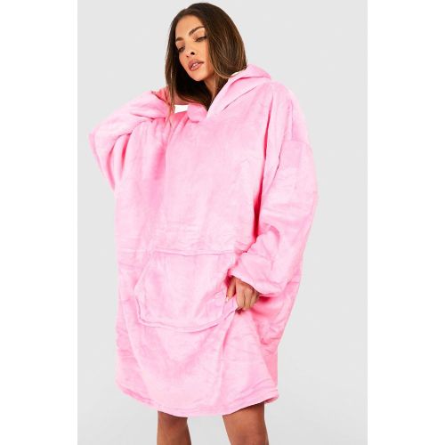 Oversized Blanket Hoody, Pink - boohoo - Modalova