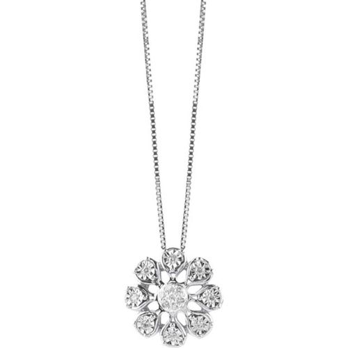 Collana con pendente in diamanti ct. 0,12 - Bliss - Modalova