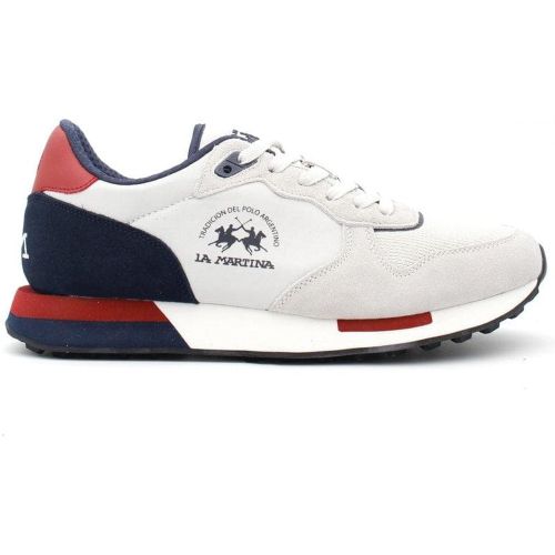 Sneaker dettaglio suede - LA MARTINA - Modalova
