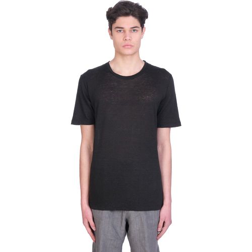 T-Shirt in lino Nero - 120% - Modalova