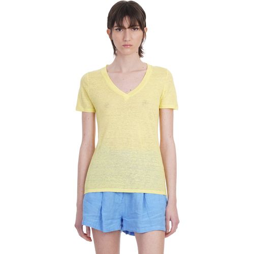 T-Shirt in lino Giallo - 120% - Modalova