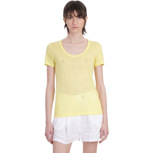 T-Shirt in lino Giallo - 120% - Modalova