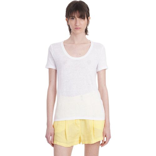 T-Shirt in lino Bianco - 120% - Modalova