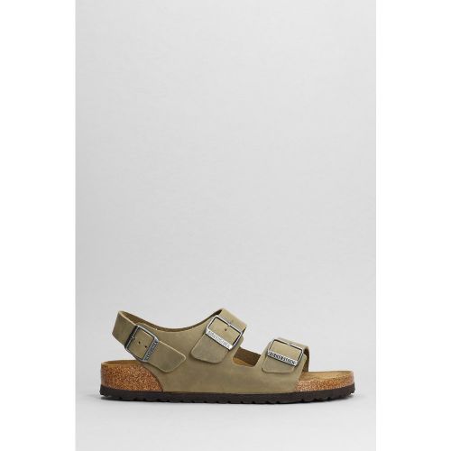 Sandali flats Milano in Camoscio - Birkenstock - Modalova