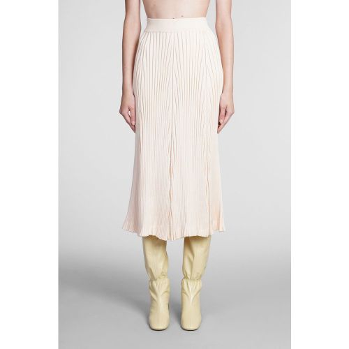 Gonna in viscosa Beige - Jil Sander - Modalova