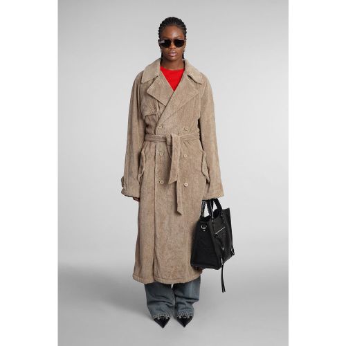 Cappotto in Cotone Beige - Balenciaga - Modalova