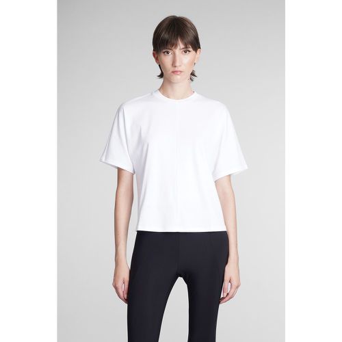 T-Shirt in Cotone Bianco - Theory - Modalova