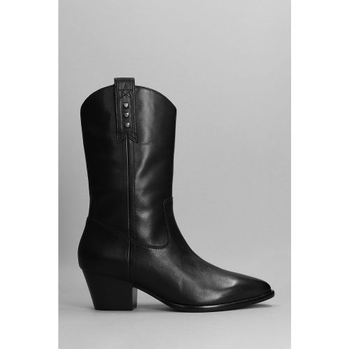 Stivali texani Hooper in Pelle Nera - Ash - Modalova