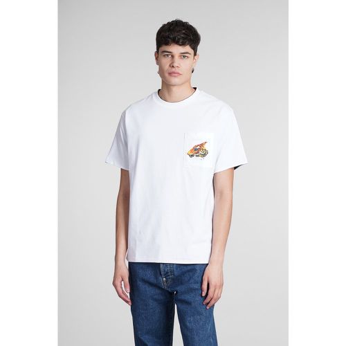T-Shirt in Cotone Bianco e nero - Kenzo - Modalova