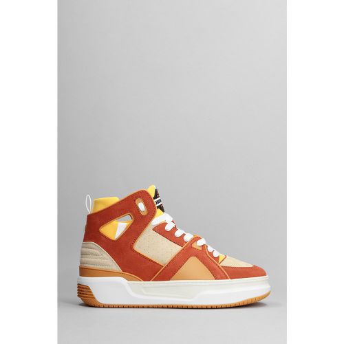 Sneakers in Camoscio Arancione - Just Don - Modalova