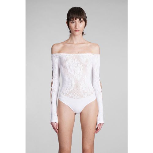 Body Kim in Jersey Bianco - The Attico - Modalova