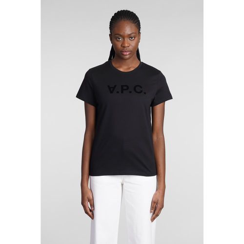 T-Shirt Vpc color f in Cotone Nero - A.P.C. - Modalova