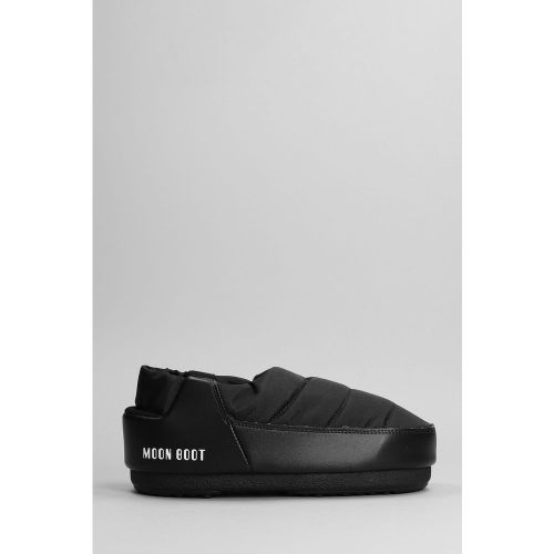 Tronchetti tacco basso in Poliamide Nera - moon boot - Modalova