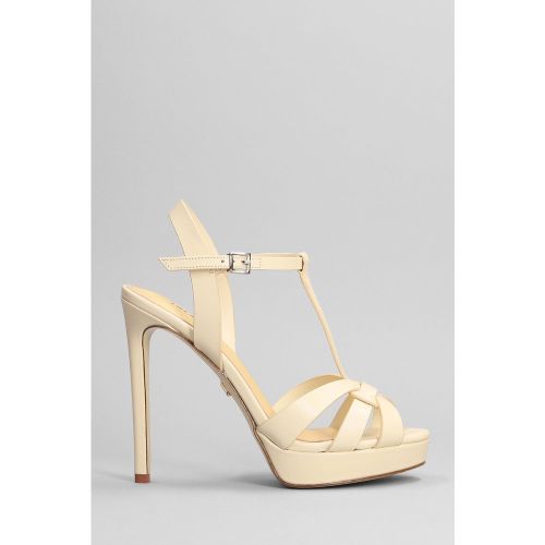 Sandali in Pelle Beige - Lola Cruz - Modalova