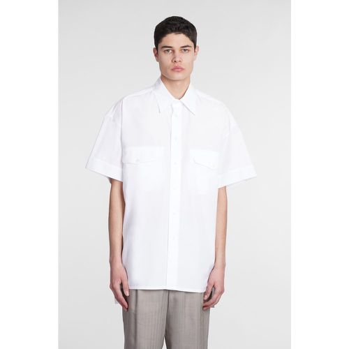 Camicia in Cotone Bianco - Giorgio Armani - Modalova