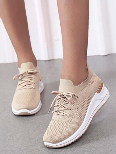 Traspirante Flyknit piattaforma Scarpe da ginnastica - JustFashionNow - Modalova