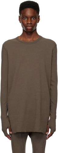 Khaki Object-Dyed Long Sleeve T-Shirt - Boris Bidjan Saberi - Modalova