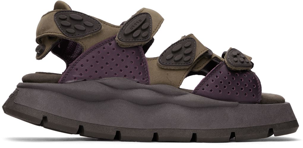 Eytys Purple & Khaki Quest Sandals - Eytys - Modalova