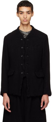 Black Buttoned Jacket - Comme des Garçons Homme Plus - Modalova