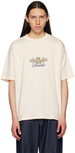 Off-White 'Le T-Shirt Drôle Fleuri' T-Shirt - Drôle De Monsieur - Modalova