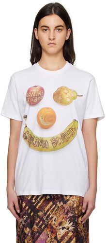 White Fruit Print T-Shirt - Collina Strada - Modalova