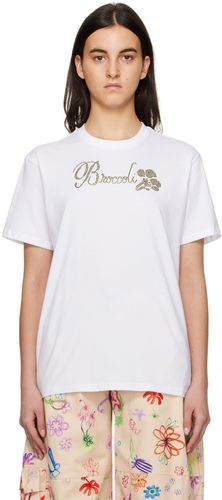 White Embellished T-Shirt - Collina Strada - Modalova