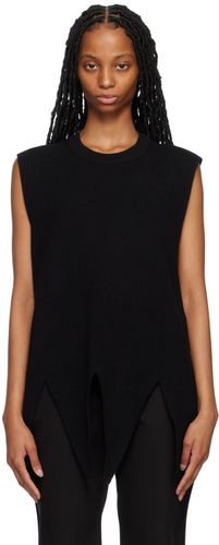 Black Asymmetric Vest - Comme des Garçons Homme Plus - Modalova