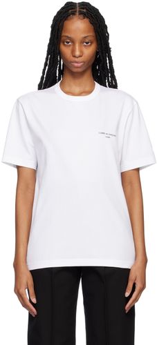 White Printed T-Shirt - Comme des Garçons Homme Plus - Modalova