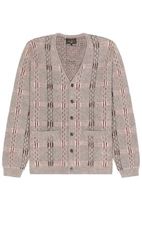 Cardigan Check Pattern Jacquard Mohair 9G in . Size S - Beams Plus - Modalova