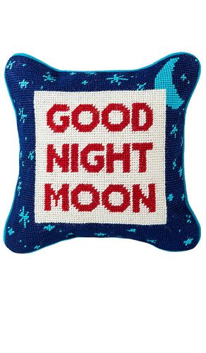 Good Night Moon Needlepoint Pillow in - Furbish Studio - Modalova